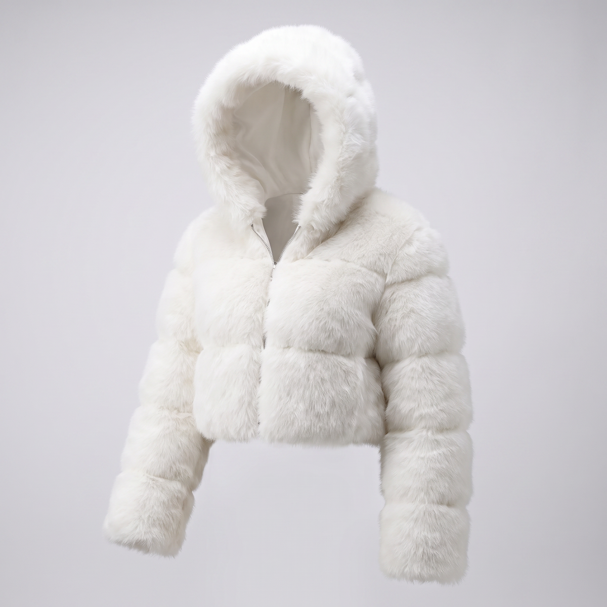 Glow Girly - LED Fur Coat